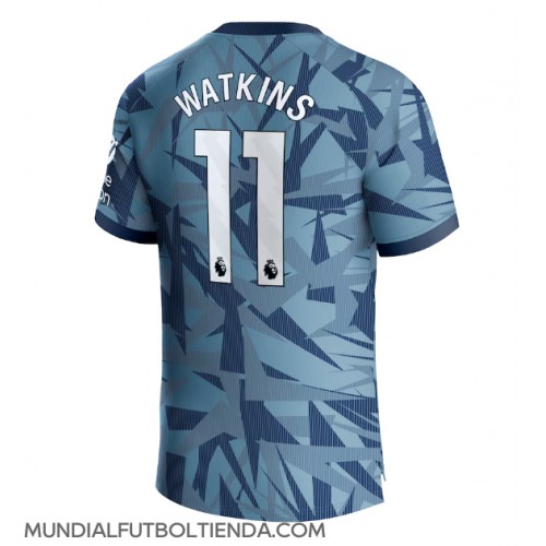 Camiseta Aston Villa Ollie Watkins #11 Tercera Equipación Replica 2023-24 mangas cortas